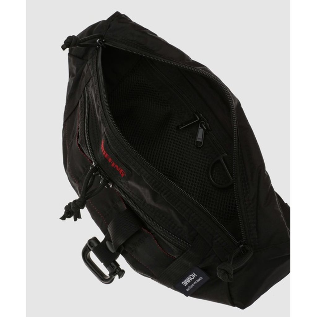 COMME des GARCONS HOMME  「BRIEFING」W-NAME NYLON LIPSTOP BAG