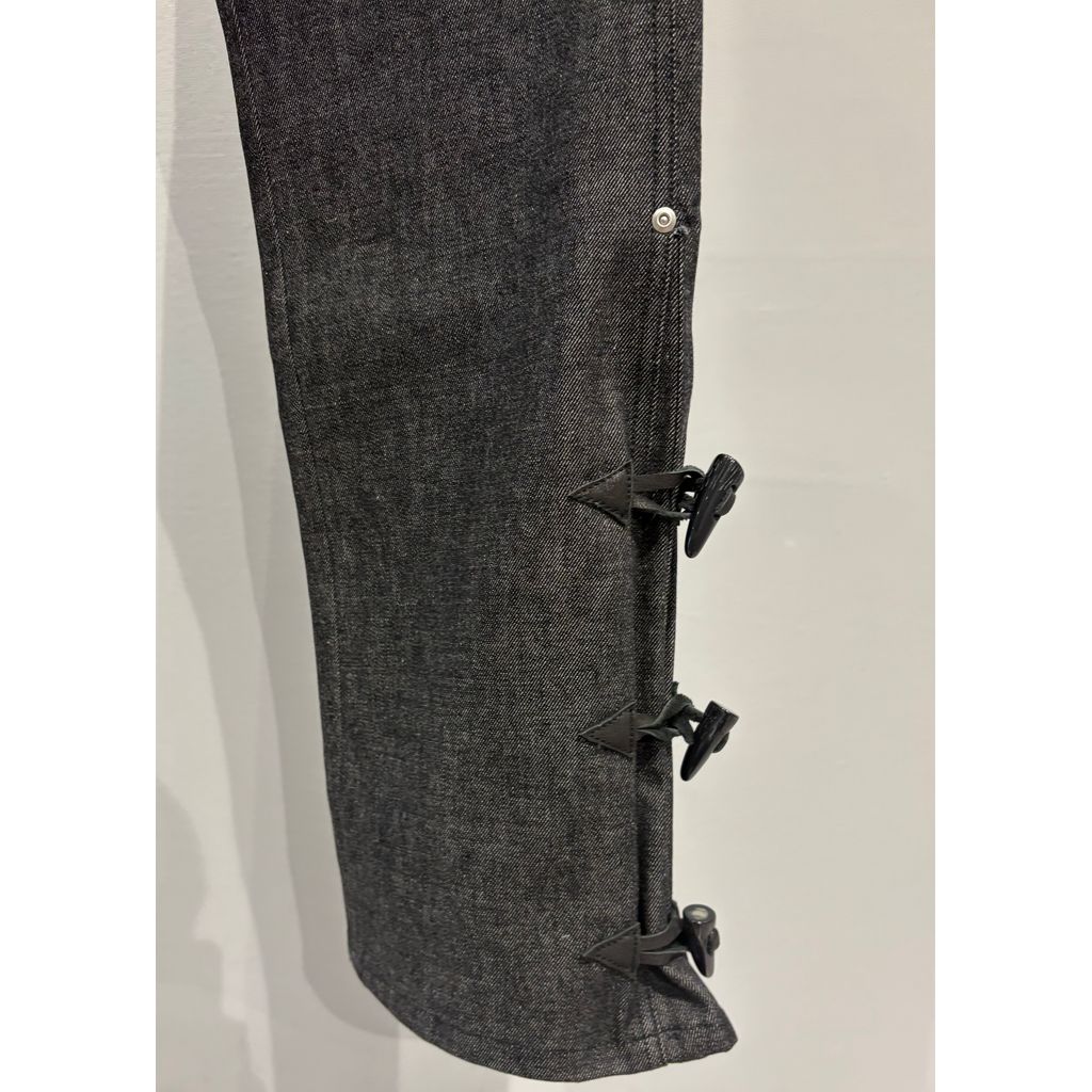 FAF NEWCOMMUNE Wide Leg Denim Pants Rigid