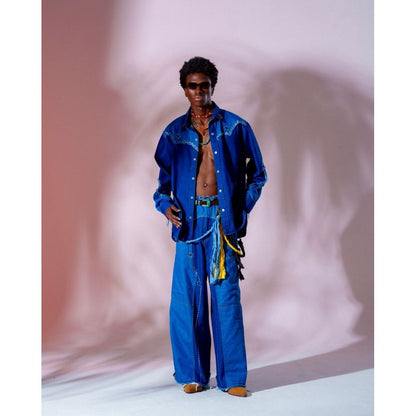 AMBERGLEAM デニムウエスタンジャケット