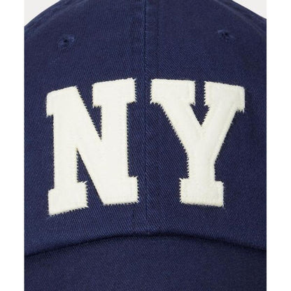 POLO RALPH LAUREN NY パッチ ツイル ボール キャップ（NAVY）