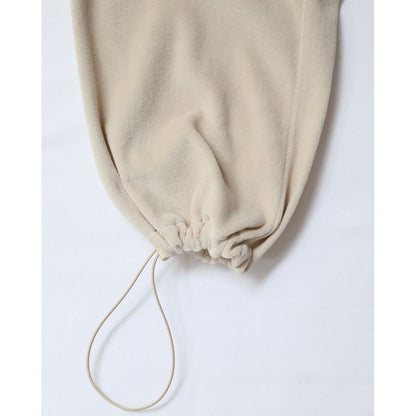 AMBERGLEAM Velor Pile Tapered Pants