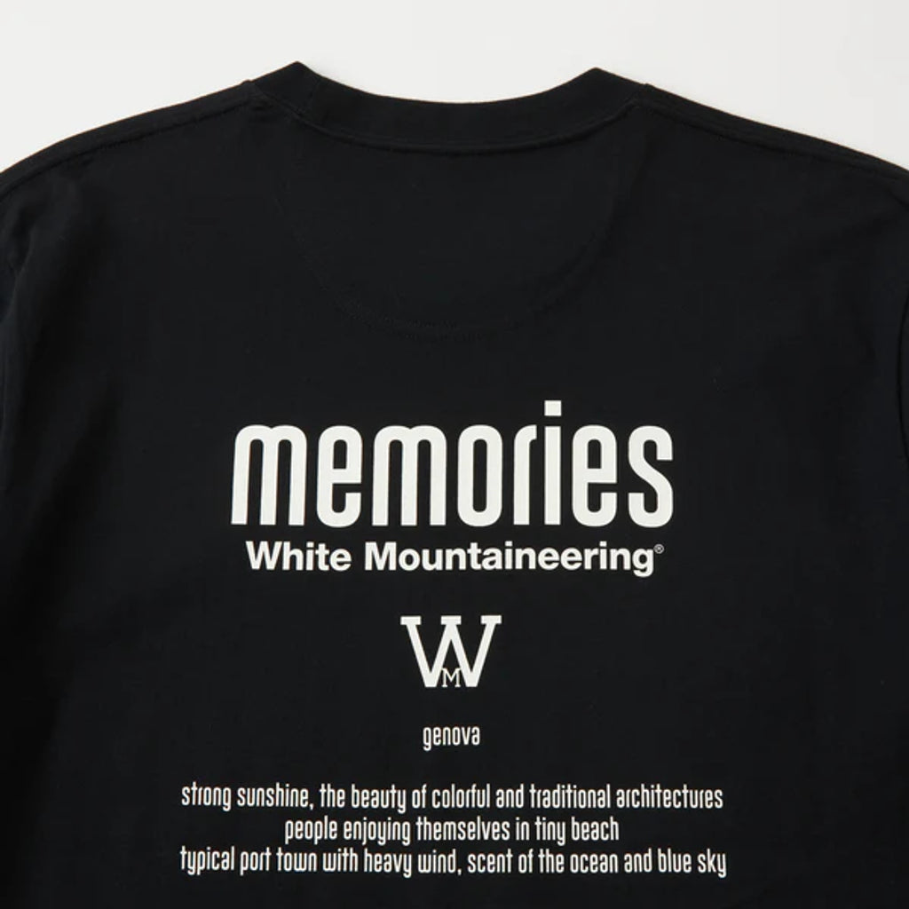 WHITE MOUNTAINEERING ''GENOVA'' PHOTO T-SHIRT