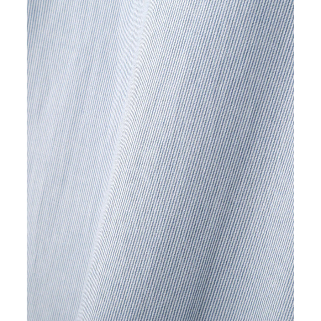 MHL. WORN COTTON HAIRLINE STRIPE SHIRT