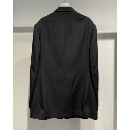 Y's for men WOOL GABARDINE LEFT AND RIGHT CHANGE POCKET JACKET