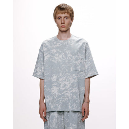 MARKA 20//1 RECYCLE SUVIN ORGANIC COTTON KNIT LOOSE FIT POCKET TEE