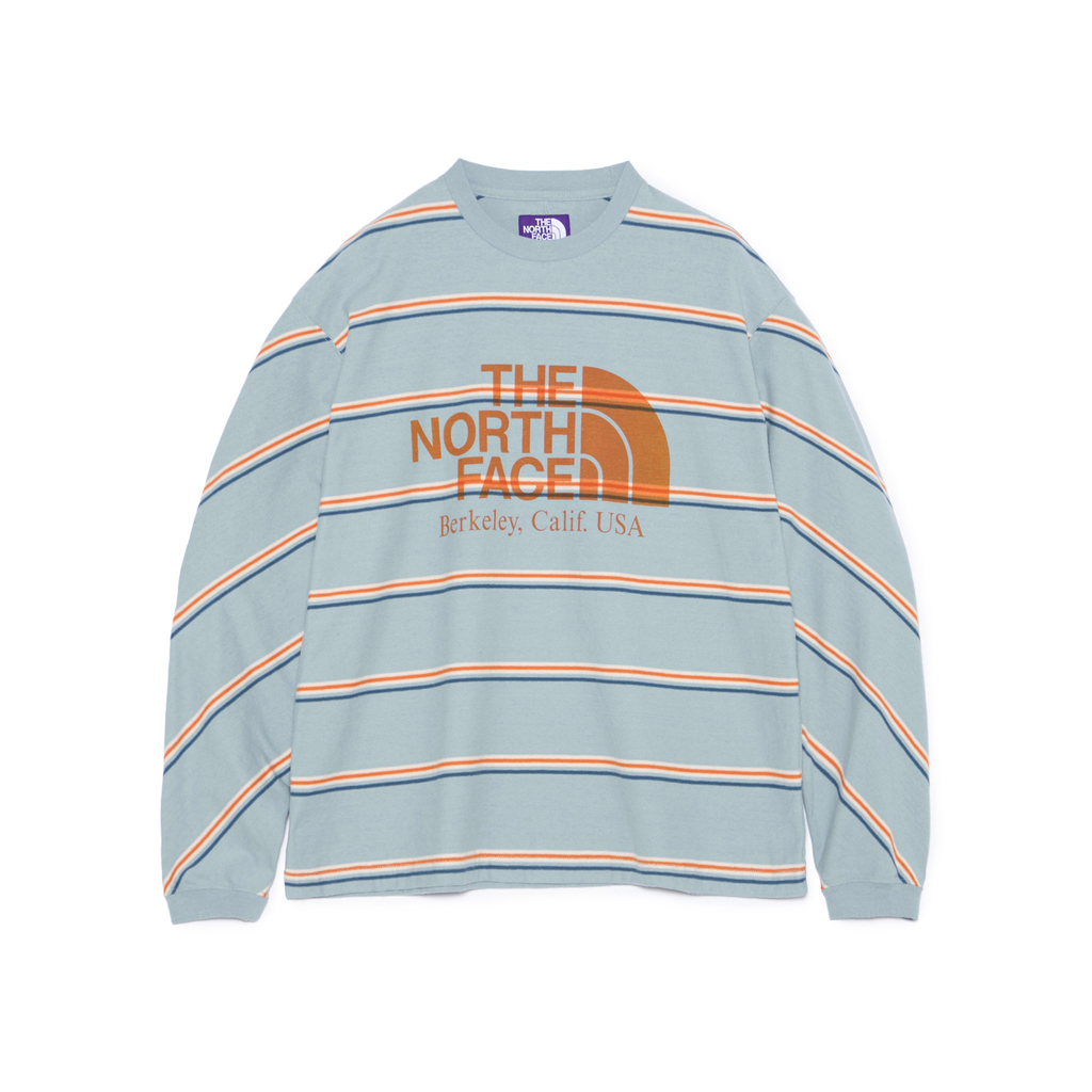 THE NORTH FACE Purple Label Field Long Sleeve Striped Tee – MAROON