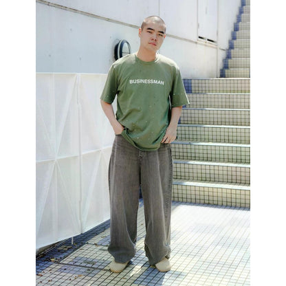 refomed FRESH MAN DENIM WIDE PANTS by EDWIN "STRIPE"
