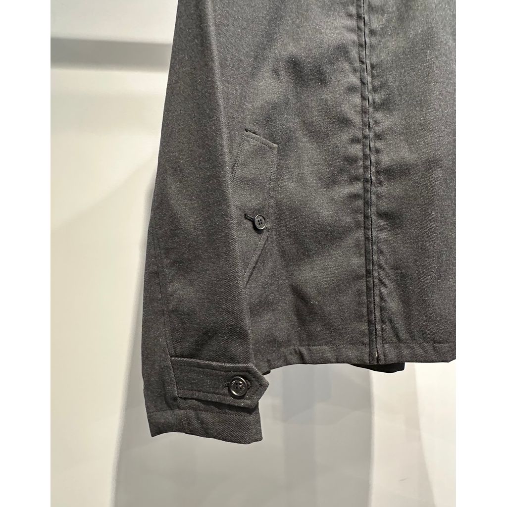 COMME des GARCONS HOMME COTTON WOOL SARGE ZIP JACKET（CHARCOAL）