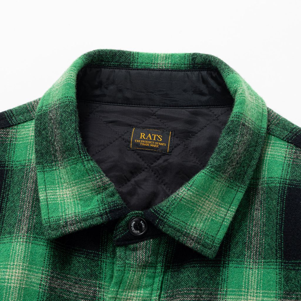 RATS WOOL CHECK SHIRT JKT
