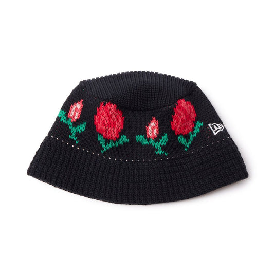 NEW ERA ニットバケット ローズ ブラック 14667667