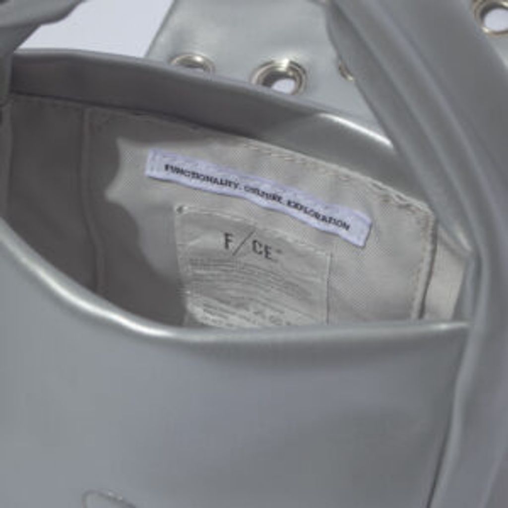 F/CE. TECH LEATHER EYELET MINI POACH