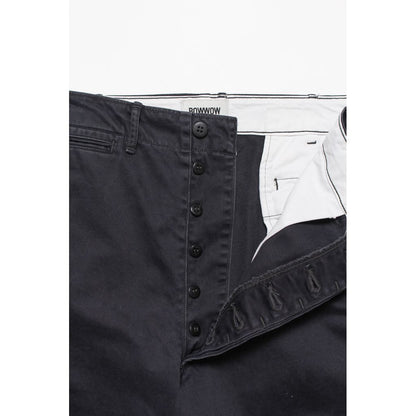 BOWWOW BLACK WORK TROUSERS AGED
