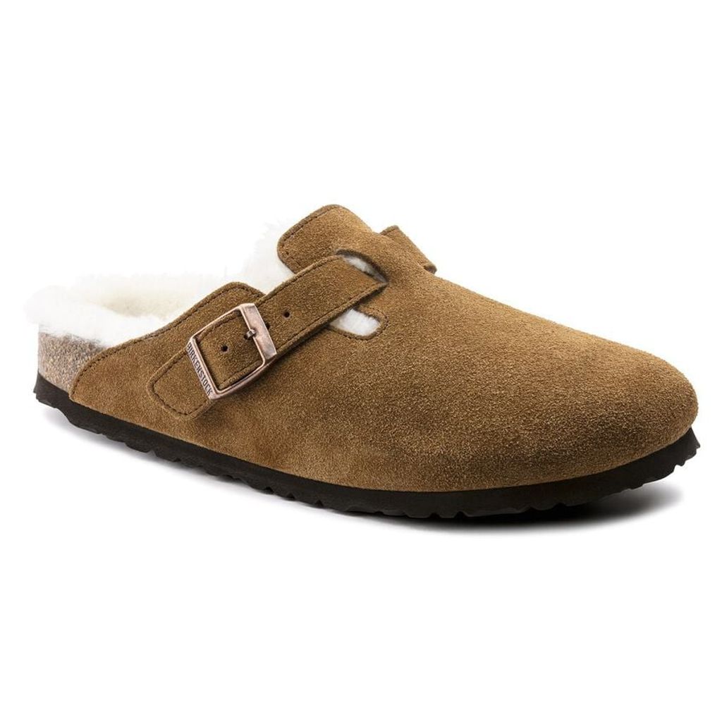【予約商品】BIRKENSTOCK Boston Shearling ボストン シアリング スエードレザー(Mink)1001141