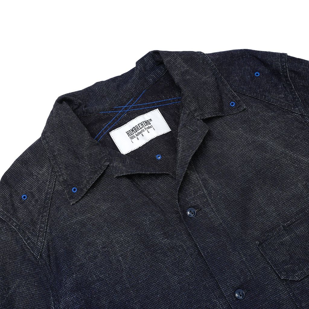 HOMBRENINO CORONA UTILITY EYELET SHIRT