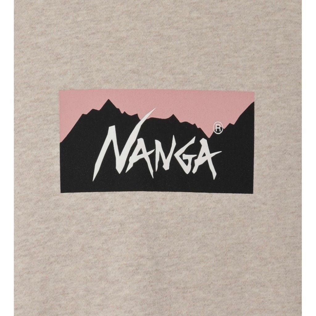 NANGA ECO HYBRID BOX LOGO SWEATSHIRT(UNISEX)