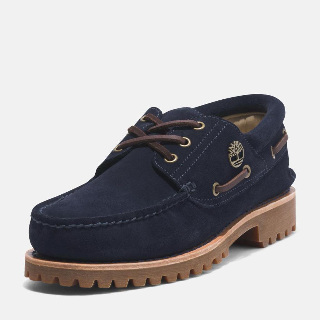 Timberland Authentic 3 Eye Classic Blue Suede