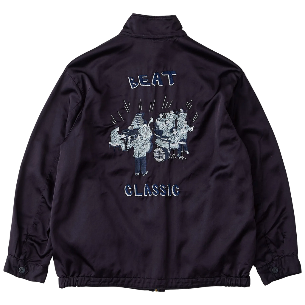 PORTER CLASSIC SATCHEL MOUTH ORCHESTRA REVERSIBLE ZIP UP JACKET