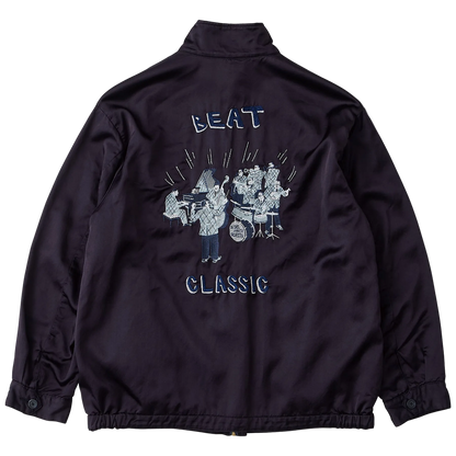 PORTER CLASSIC SATCHEL MOUTH ORCHESTRA REVERSIBLE ZIP UP JACKET
