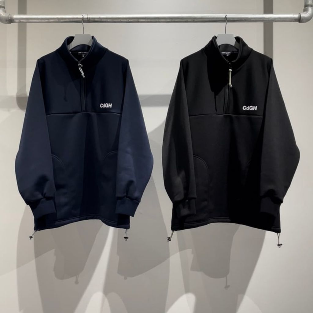 COMME des GARCONS HOMME CdGH エステル裏毛 プルオーバー（NAVY）