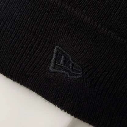 NEW ERA ベーシック カフニット モチーフ ブラック 14670071