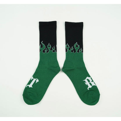 BOKU HA TANOSII ／ BOKUTANO SOCKS "Flames"