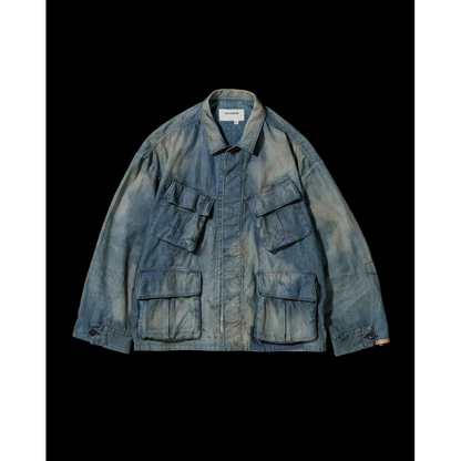 ANACHRONORM CHAMBRAY REMAKED FATIGUE JACKET