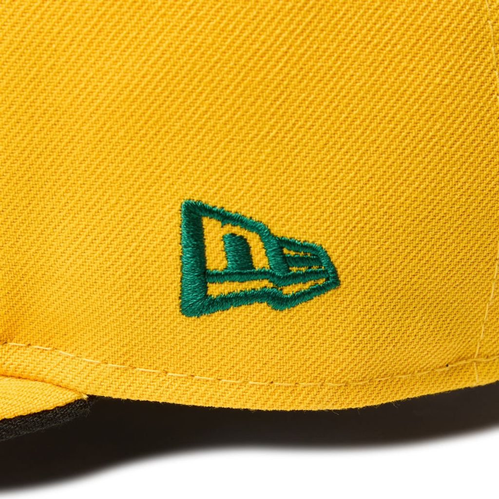NEW ERA  59FIFTY MLB Upside Down オークランド・アスレチックス Aゴールド