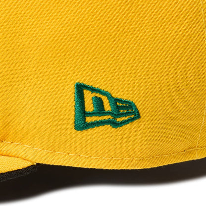 NEW ERA  59FIFTY MLB Upside Down オークランド・アスレチックス Aゴールド