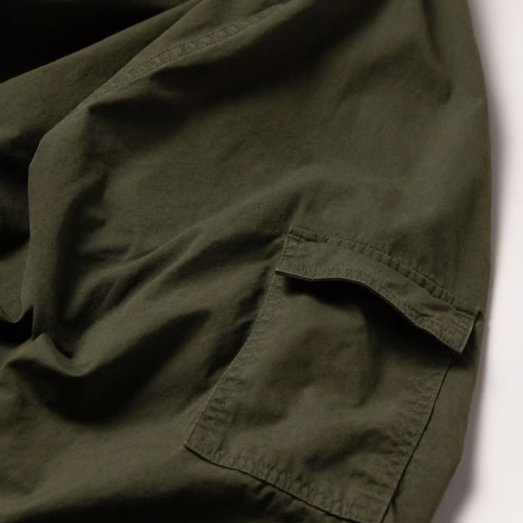 ANACHRONORM AN273 MILITARY ANORAK PULLOVER JACKET OLIVE – MAROON