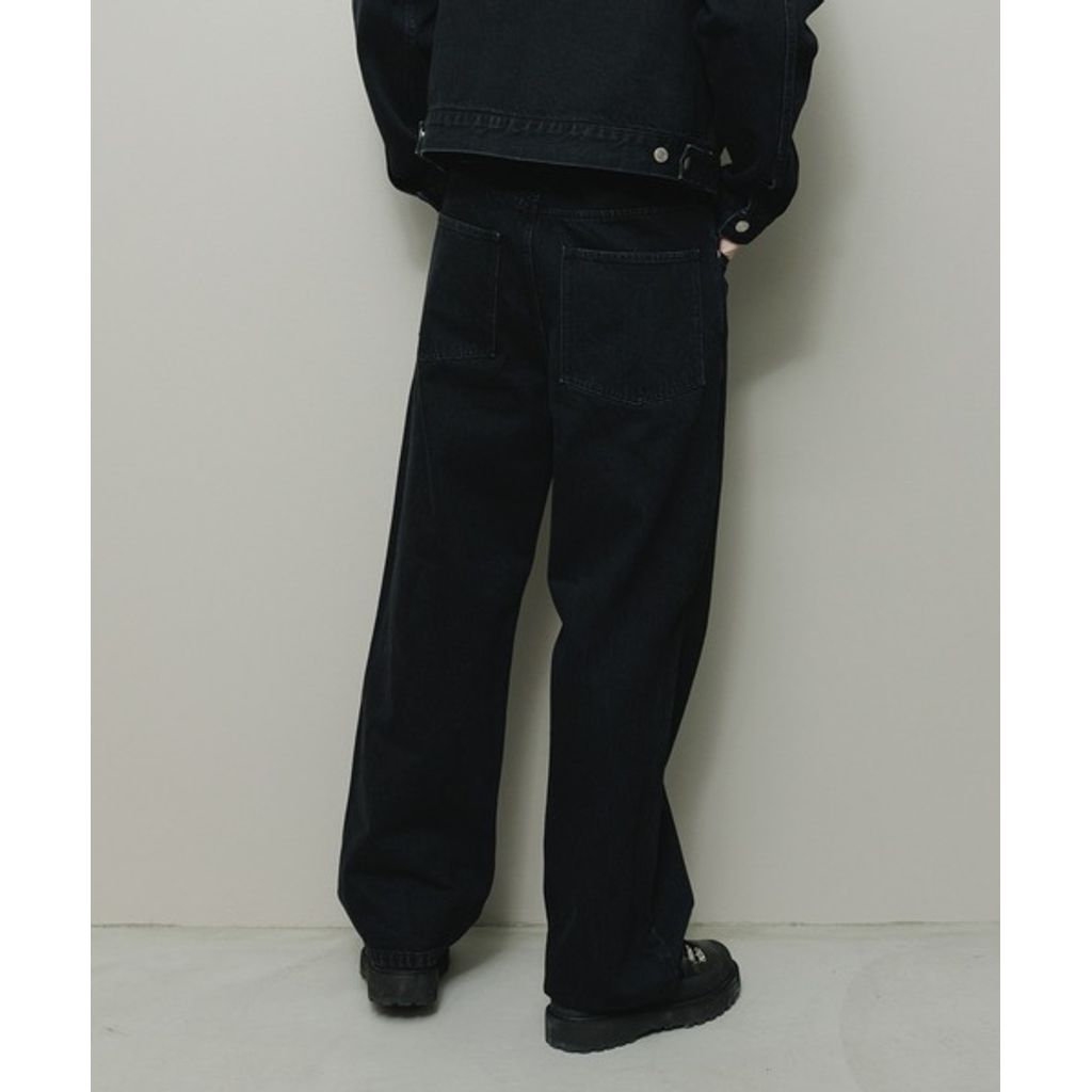 BAL 12OZ STRAIGHT LEG 5P WASHED JEAN