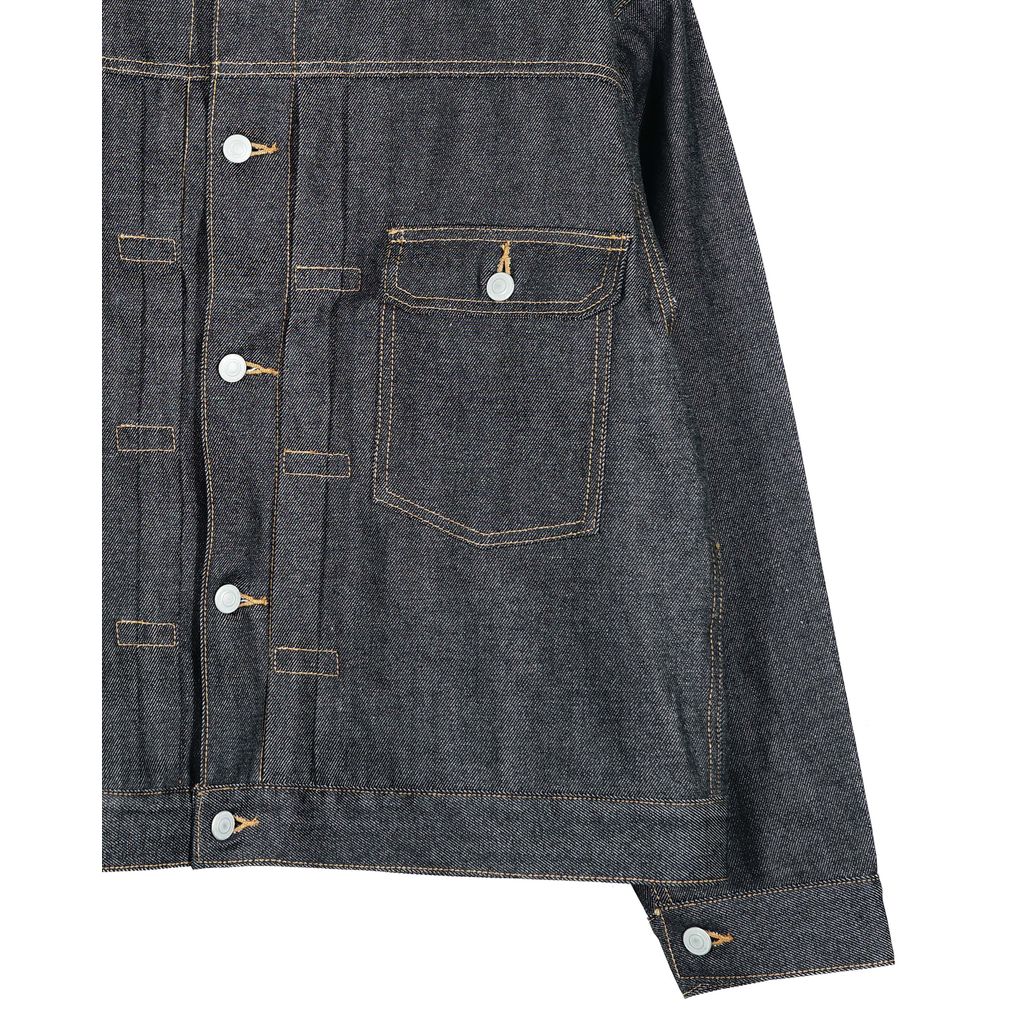 ANDFAMILYS Denim Jacket Record1 -Black-