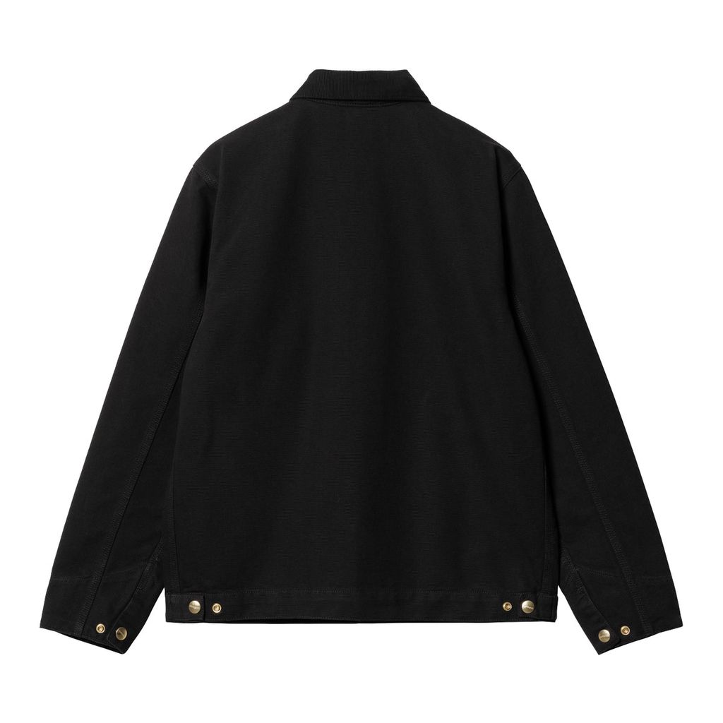 CARHARTT WIP Detroit Jacket - Black / Black (rinsed)
