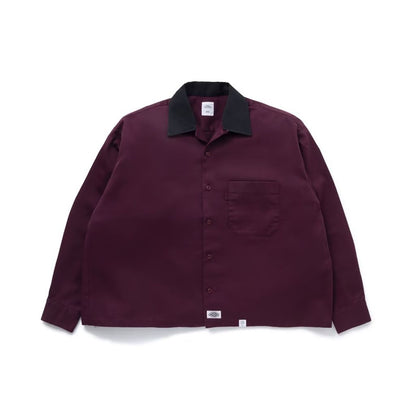 BEDWIN & THE HEARTBREAKERS Dickies Ex.OPEN COLLAR SHIRT “AARON”