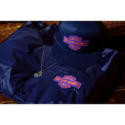 ANDFAMILYS MOTORCYCLE COACH JACKET（KOKURA NAVY - MURAKAMI SPECIAL）