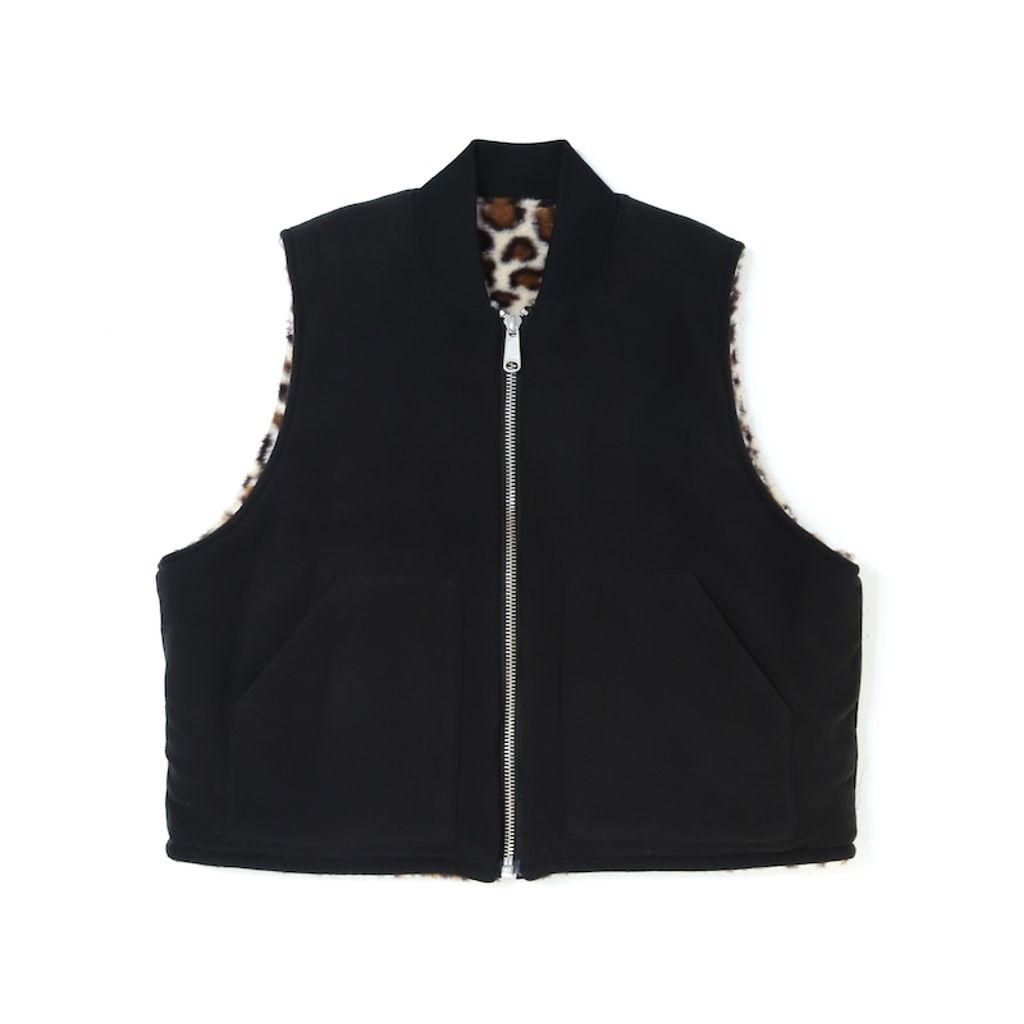 AMBERGLEAM Leopard Reversible Vest