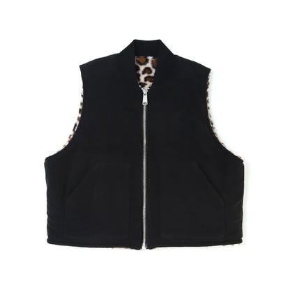 AMBERGLEAM Leopard Reversible Vest
