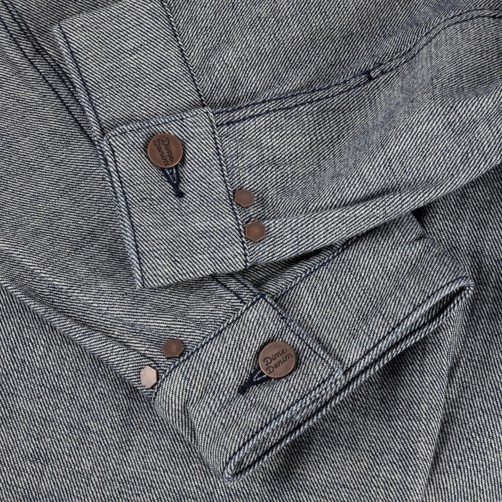 Dime Pleated Denim Jacket