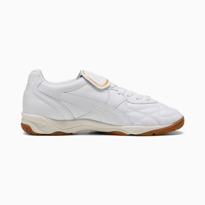 PUMA メンズ キング インドア スニーカー(PUMA White-Frosted Ivory)