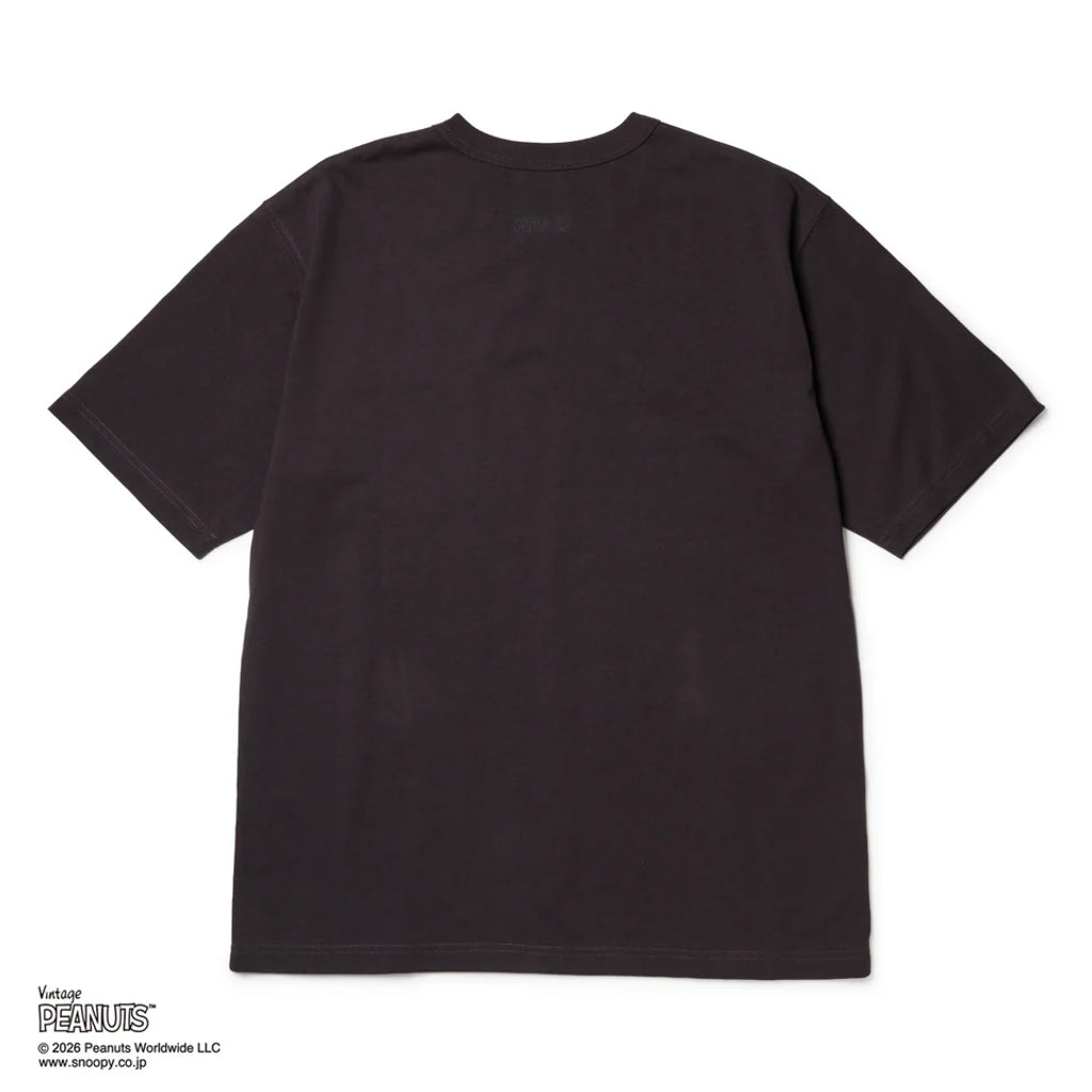 NEW ERA 半袖 ウォッシュド コットン ポケット Tシャツ Vintage PEANUTS ピーナッツ スミクロ
