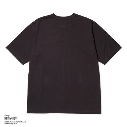 NEW ERA 半袖 ウォッシュド コットン ポケット Tシャツ Vintage PEANUTS ピーナッツ スミクロ
