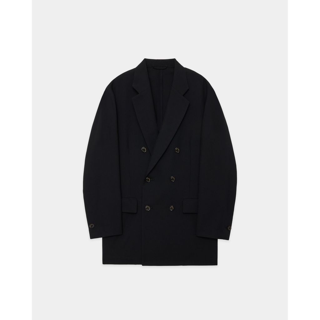 MARKAWARE  Organic Wool Survival Cloth Double Breasted Comfort Jacket