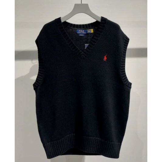 POLO RALPH LAUREN BIG FIT VEST BLACK