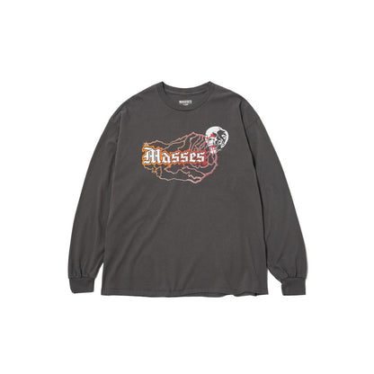 MASSES T-SHIRT L/S SKULL THUNDER