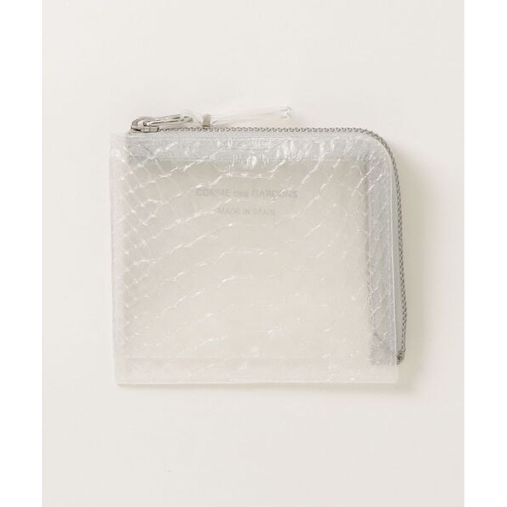 Wallet COMME des GARCONS 【TRANSPARENT SNAKE】L-ZIP WALLET