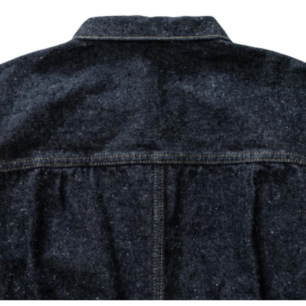 New Manual T-BACK DENIM JACKET ONE-WASHED