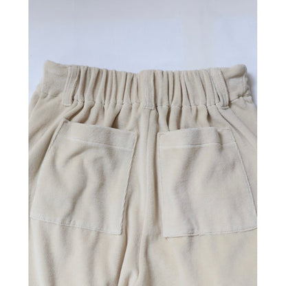 AMBERGLEAM Velor Pile Tapered Pants