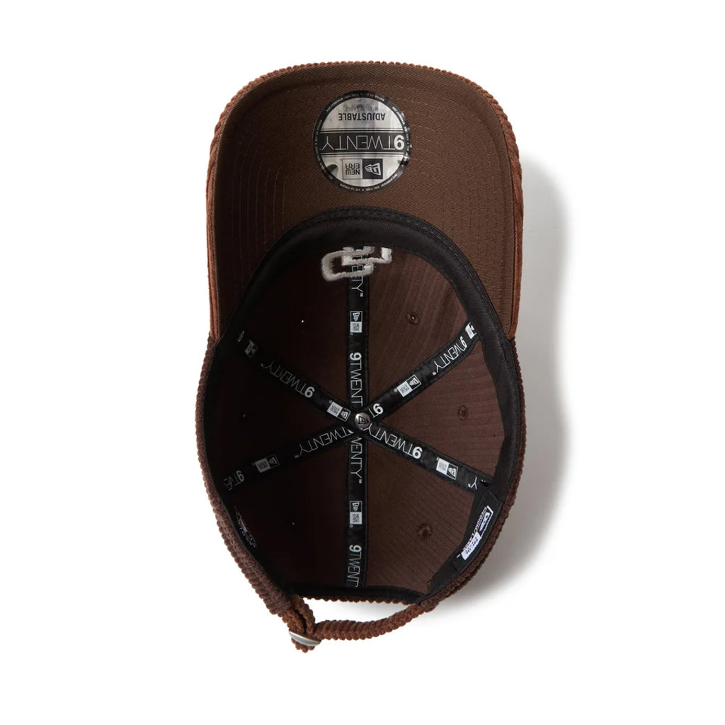 NEW ERA 9TWENTY Corduroy コーデュロイ サンディエゴ・パドレス ダークブラウン ブラウンバイザー