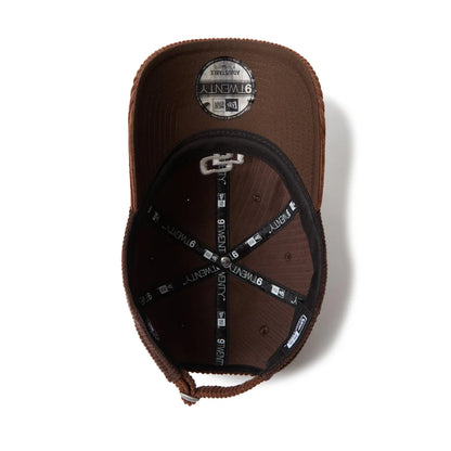 NEW ERA 9TWENTY Corduroy コーデュロイ サンディエゴ・パドレス ダークブラウン ブラウンバイザー