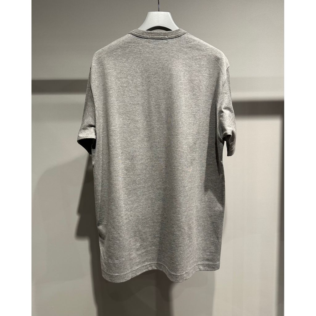 COMME des GARCONS HOMME COTTON PLAIN LOGO T-SHIRTS（GRAY）