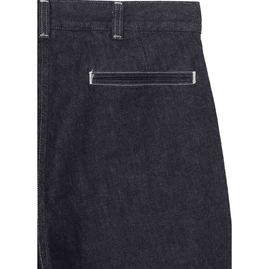 Ground Y×EDWIN 11oz INDIGO DENIM WIDE-TUCK PANTS WITH TAB DETAIL